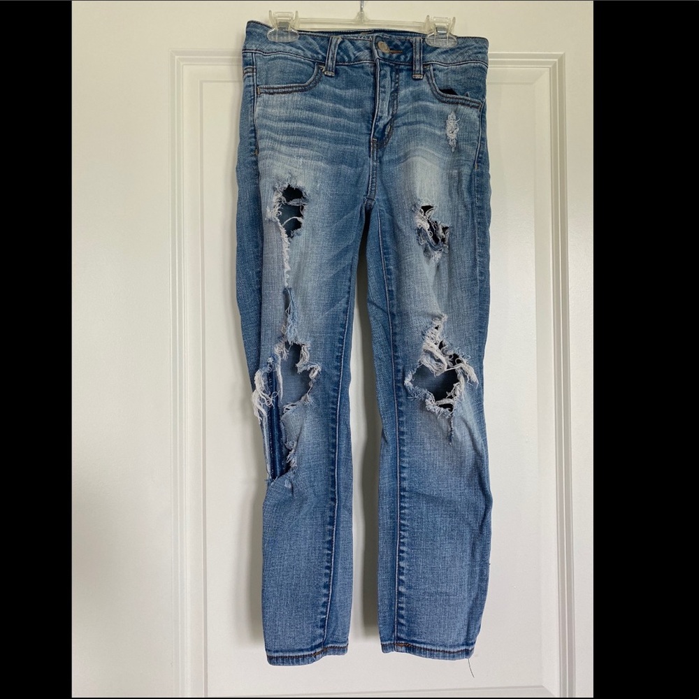 🌸HIGH RISE CROP JEANS 🌸